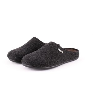 Shepherd of Sweden Mens Jon Slippers Black 42