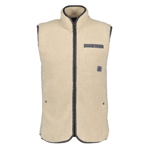Didriksons Unisex Pollux Fullzip Vest Beige XLarge