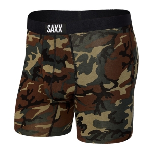 Saxx Mens Vibe Super Soft Boxer Brief Woodland Camo Small