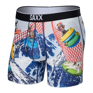 Saxx Mens Volt Boxer Brief Sled Dogz/Multi Small