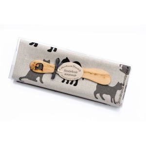 Gift Set Tea Towel + Butter Knife 