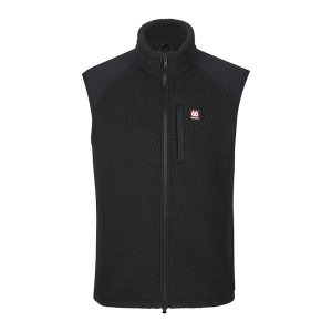 66 North Mens Tindur Shearling Vest Black Small