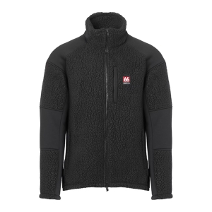 66 North Mens Tindur Technical Shearling Jacket Black Small