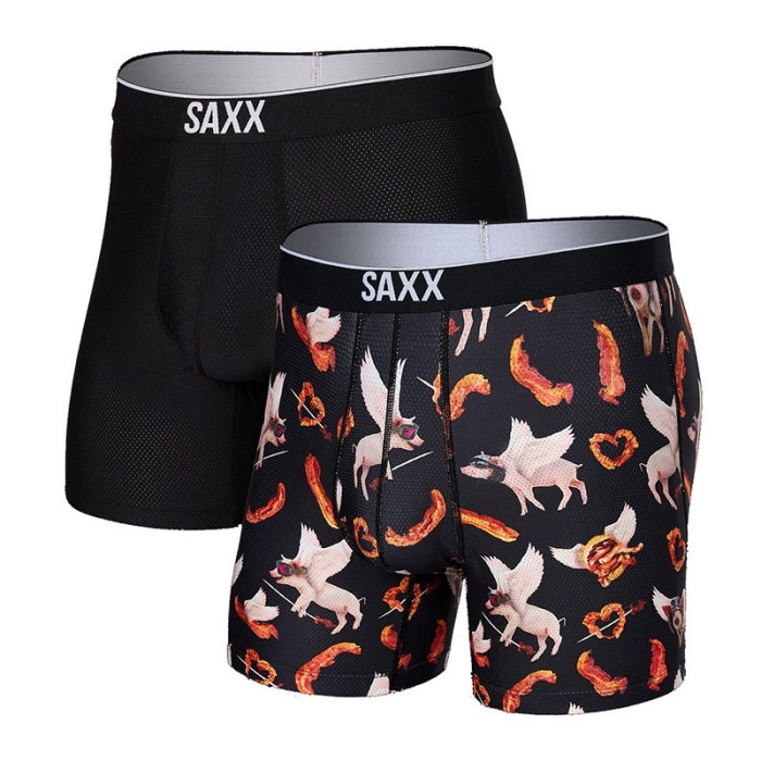 Saxx Mens Volt Breathable Mesh Boxers 2PK