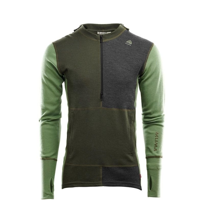 Aclima Mens WW Hooded Sweater Net